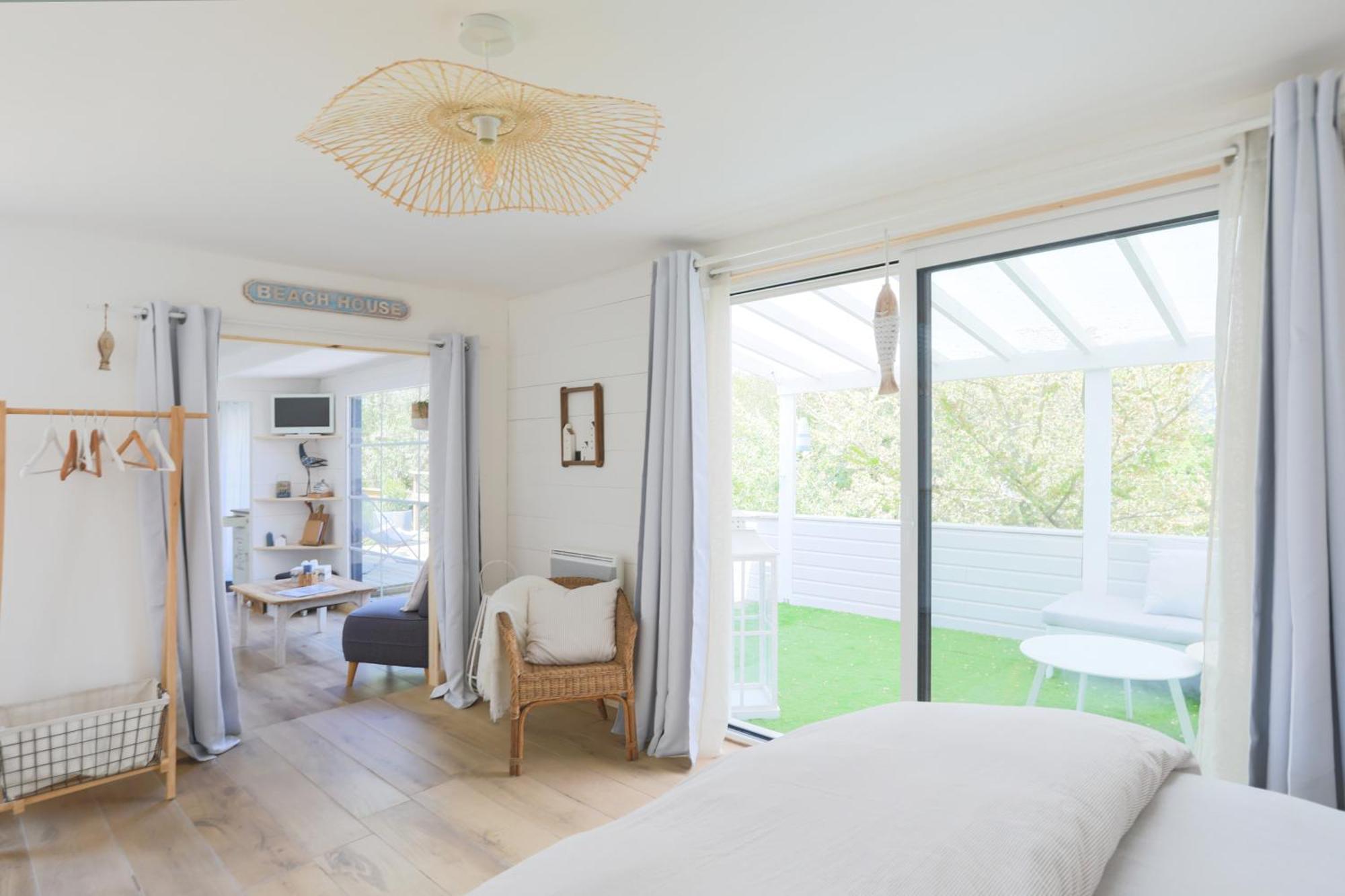 Lodge Avec Vue Sur La Riviere Lannion Bagian luar foto
